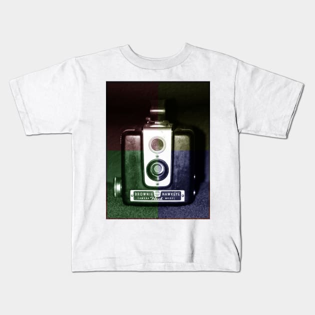 Colorful Brownie Hawkeye Kids T-Shirt by Cynthia48